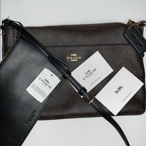 Coach Signature East West with Pop-up Bag (F58316)